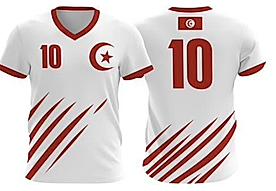 Tunisia World Cup Jersey – Custom Name & Number
